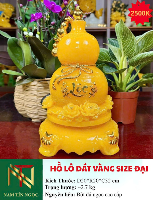 HỒ LÔ DÁT VÀNG SIZE ĐẠI